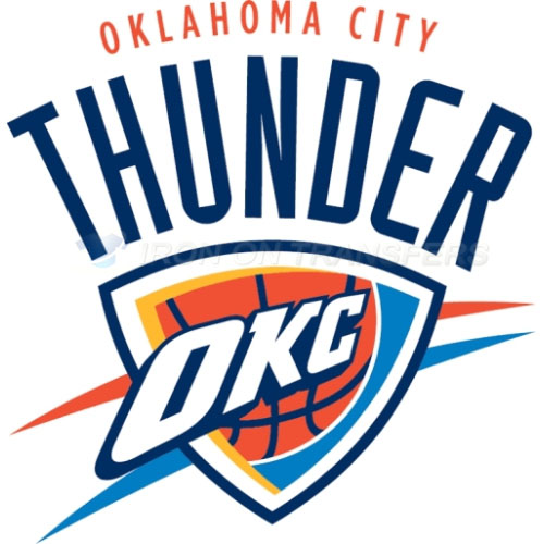 Oklahoma City Thunder Iron-on Stickers (Heat Transfers)NO.1131